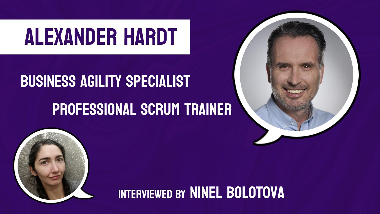 Interviewing a professional scrum trainer and a business agility coach. What is his story?