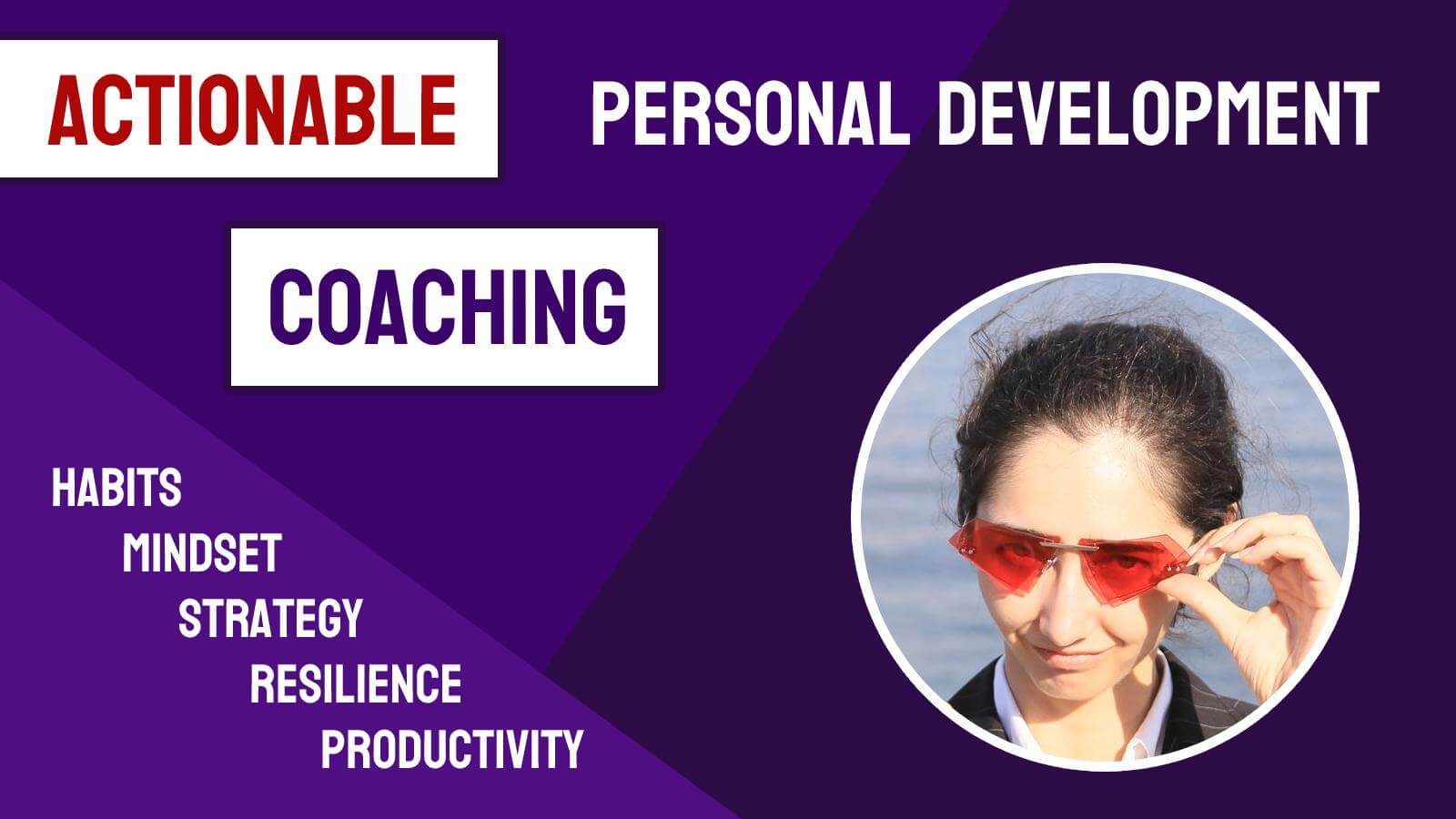 One-on-one coaching on personal and professional development